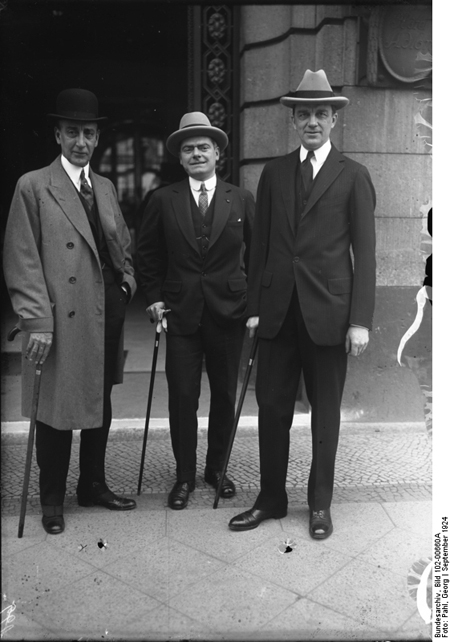 Charles G. Dawes und Owen D. Young in Berlin (1924)